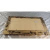 Image 6 : Mid Century Syroco Inspired Brutalist Mirror - 29.5"W x 17.25"H