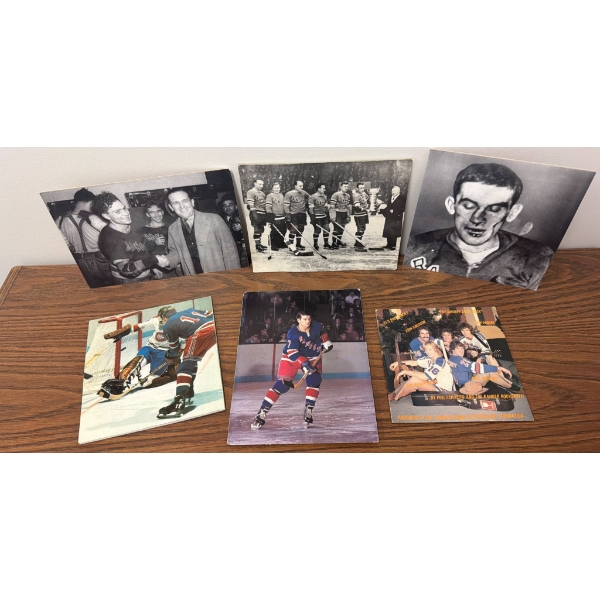 New York Rangers Memorabilia With Photos and 45 Record