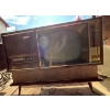 Image 1 : Antique Emerson Tube TV and Record Player Combo Model 7W2102 (Monarch Record Player) 44Wx17Dx32H
