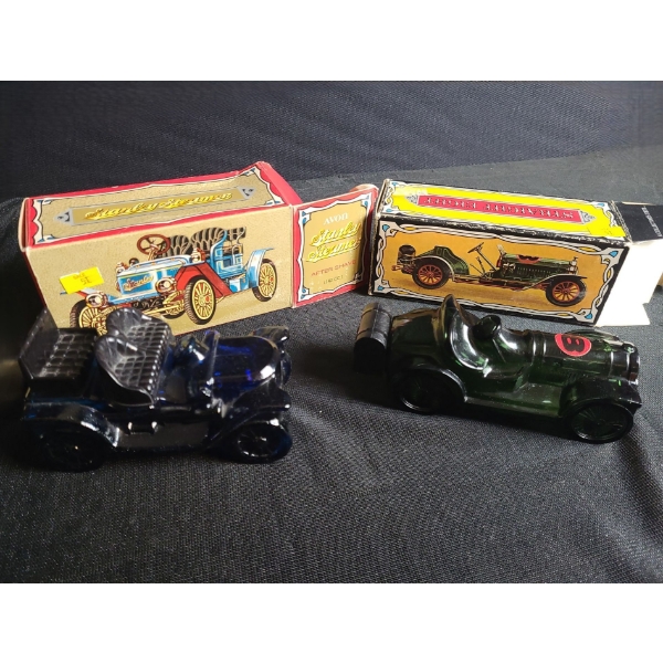 Avon Collectibles: Stanley Steamer and Straight Eight, w/ Original Boxes for Both