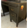 Image 2 : Mid Century Metal Tanker Desk 42x20x25 w/ Modern Day Paper Shredder