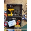 Image 2 : MISC. Garage Finds - Painting Supplies Dewalt 18V Driver Shop Paper Towel Dispenser & More