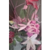 Image 3 : Collection of Floral Decor Including: Tallest Crystal Vase 11 T w/ Porcelain Roses and More!