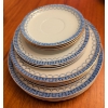 Image 10 : Antique Ridgways Venetian Pattern China Dish Set - 2 Soup Taurines Platters Plates & More