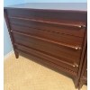 Image 2 : Vintage Gibbard Mahogany Chest Of Drawers w/ Brass Embelishments 36x17x32