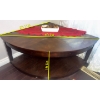 Image 2 : Mahogany 2 Tiered Corner Table 