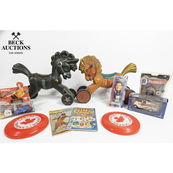 Vintage & Antique Toys , Tonka Comics , Horse With Wheels , Vintage Toys ,McDonalds , Frisbees , MLB