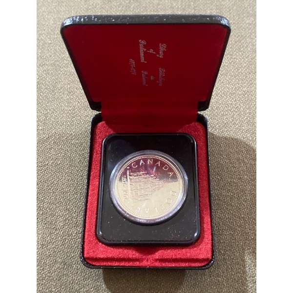 1976 Canada Centennial Silver Dollar Coin in Presentation Case