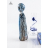 Image 3 : Collection Of Vintage Art Glass , Blue Glass Pedestal Bowl And More.