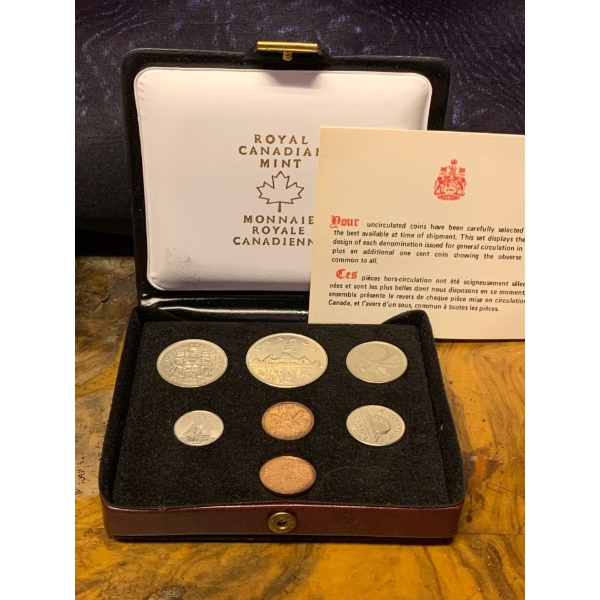 Royal Canadian Mint 1976 Custom Coin Set in Case 