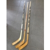 Image 2 : Four Vintage Wooden Hockey Sticks