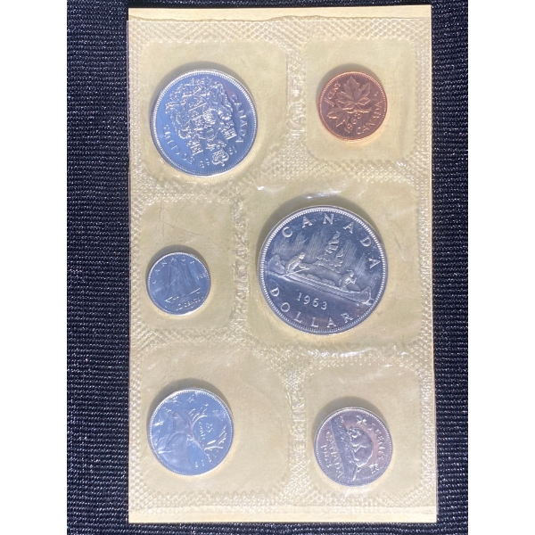 1963 Canadian Silver Uncirculated Coin Set