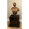 Image 3 : Wooden Bust Of Human Torso - Art - Brutalist Style 24T