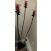 Image 4 : Pair Of Framed Art Prints w/ Petal Candelabra 44T