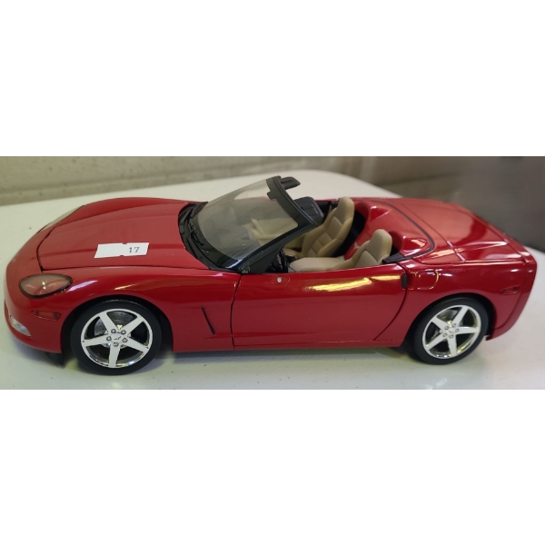 Hot Wheels C6 Chevrolet Corvette 1:18 Scale Model 9.5 W, 4 D, 3 T 