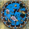Image 3 : Antique Japanese Polychrome Cloisonne Enameled Pair Of Plates