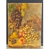 Image 4 : "Egon Stoitzner Wien" Oil Painting A Classical Arrangement Of Grapes, Pears,& Apples Beside A Glass
