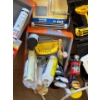 Image 6 : MISC. Garage Finds - Painting Supplies Dewalt 18V Driver Shop Paper Towel Dispenser & More
