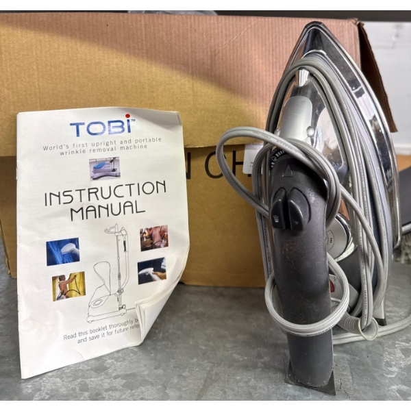 Shark Stainless Steel Iron & TOBI Upright & Portable Wrinkle Remover (Brand New)