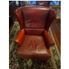 Image 1 : Luxury Genuine Leather Wingback Chair Only 30x30x41