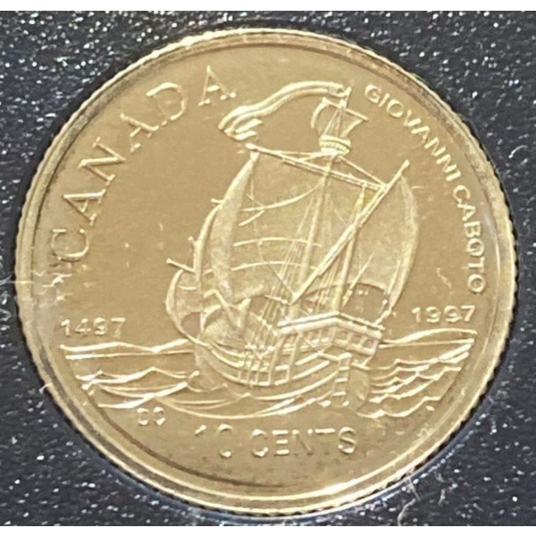1997 Canadian 10-cent Coin