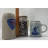 Image 1 : Set of 3 Beer Mugs; One Mug is Chipped On Top 