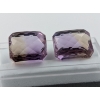 Image 1 : $10,395 Appraisal - 34.65 ct Cert. Ametrine Gemstone Pair