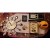Image 1 : Assortment of Clocks Including: Silverware Design 12 Diameter, Kellogg's Clock and More!