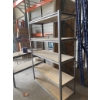 Image 3 : Metal Shelving Unit With Five Wooden Shelves