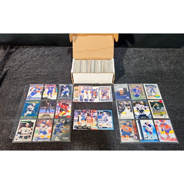 One Box Of Edmonton Oilers 1970's-2026 Era Hockey Cards With Two Sleeves #2