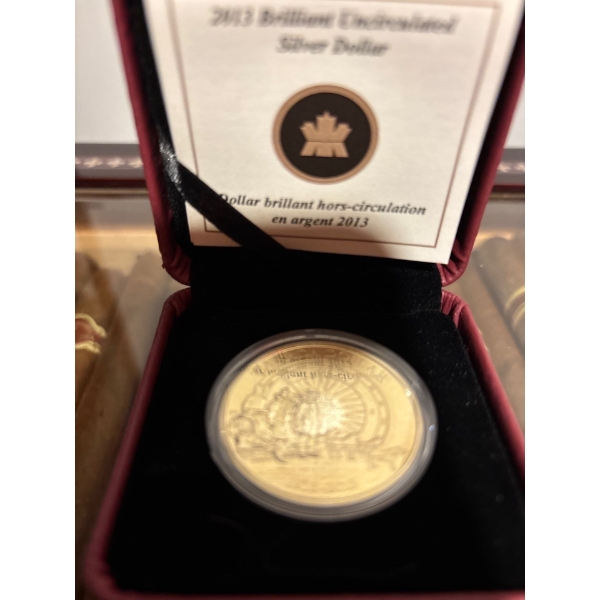 2013 $1 Brillant Uncirculated Silver Dollar - The Canadian Arctic
