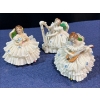 Image 1 : Meissen Dresden Sitting China Figurines (CANNOT SHIP)