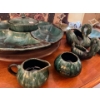 Image 5 : vintage mid-century modern Blue Mountain Pottery includes large candy dish, two small candy dishes w