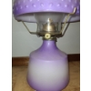 Image 3 : Vintage Oil Lamp w/ Mauve Finish 16 T