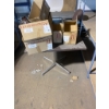 Image 2 : Metal Desk, Chair, Roofing Equipment, and Table Lot