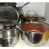 Image 3 : Culinary Pot & Pan Collection w/ Black & Decker Waffle Iron Pressure Cooker & More