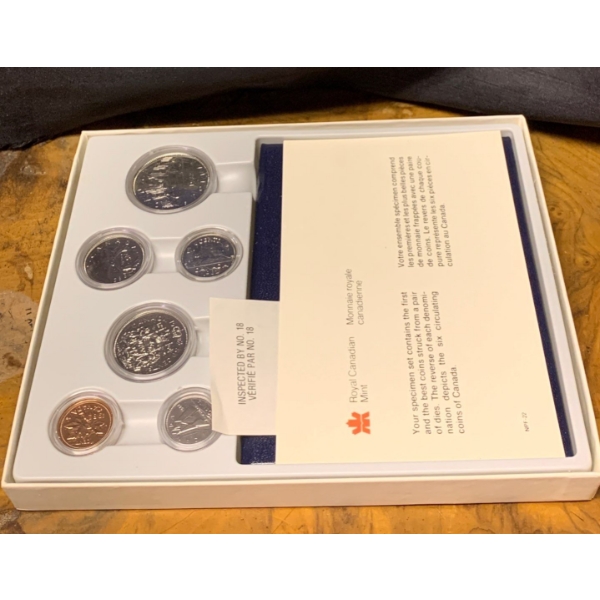 1982 RCM Collectable Uncirculated Coin Set 'Specimen' 