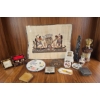 Image 1 : Collection Including Papyrus Artwork, Miniatures, Plate, and Accessories