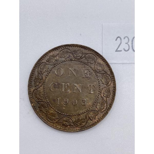 1901 Canadian Large One Cent