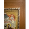 Image 5 : Annunciation Religious Painting, Oil on Canvas, By E. Legerski - 18x20