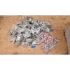 Image 1 : Bulk Lot of Pink Cabinet Handles and Various Hardware Pieces