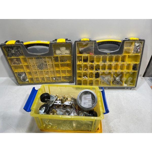 Wheels, Washers, Screws, a few Plumbing Pieces