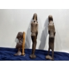 Image 2 : Wooden Carvings of People, 19.5H, 12H