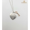 Image 4 : 925 Sterling Silver Tiffany & Co. Return to Tiffany Heart Key Necklace 7.17g