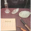 Image 3 : Lot: Glassware, Empty Photograph Album, Sharpening Steel
