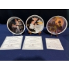 Image 1 : Set of Three Collectors Plates with original boxes and COA