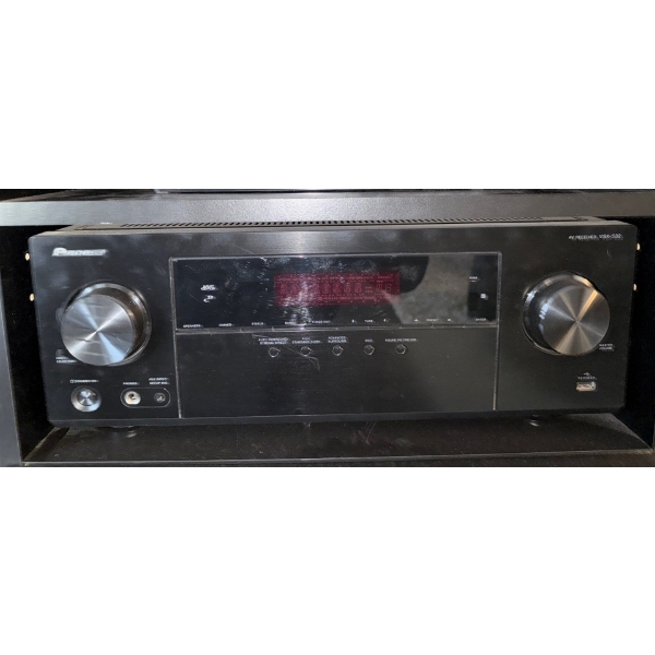 Pioneer AV Reciever Mod#VSX-532 & Technics Multi Compact Disc Player Mod#SL-PO807 w/shelf