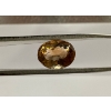 Image 1 : 5.46ct Oval Cut Natural Pinkish-Orange Imperial Topaz  Measuring 11.22x8.86x6.87mm