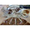 Image 5 : Pyrex Ovenware, Escargot Bowls, Crystal D'Arques Glasses, Cake Dome/ Punch Bowl, and More!