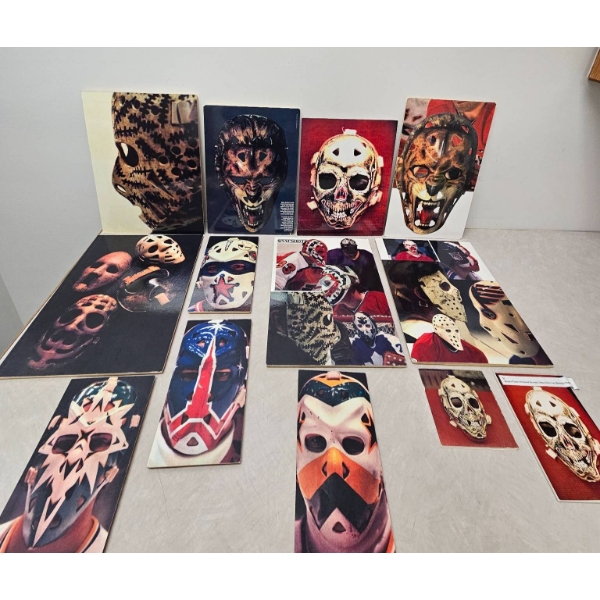 Vintage Hockey Mask Photographs